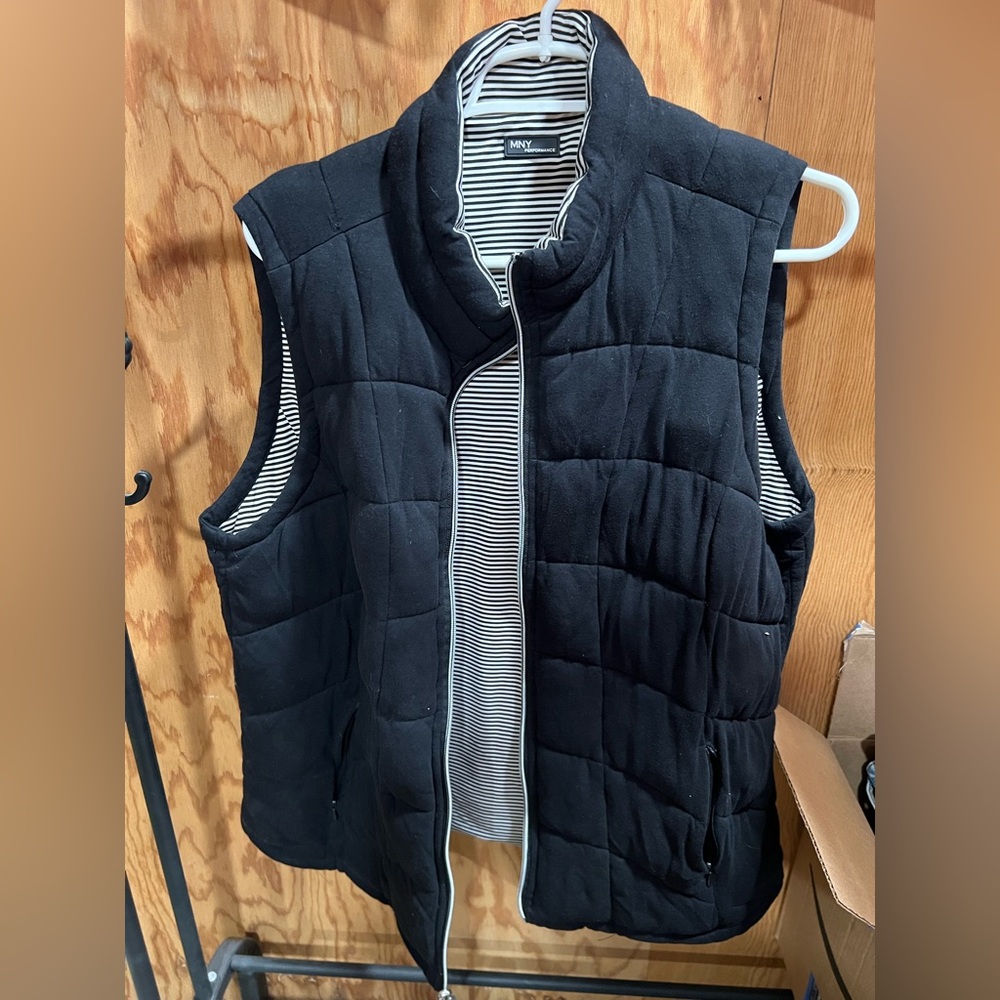 MNY Performance reversible vest black/black-ivory